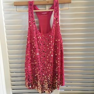 Express, Pink Sparkly Tank